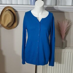 Old Navy- Cotton Blend Ribbed Trim Cardigan- XS (Larger Fit)